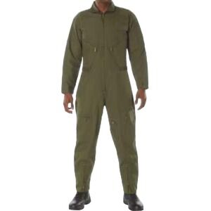 Air Force Style Uniform Army Flight Suit Coverall  men army‎ green size large